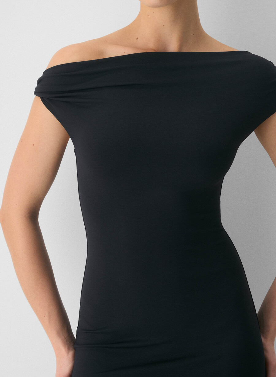 rochie maxi original contour ravish neagrĂ