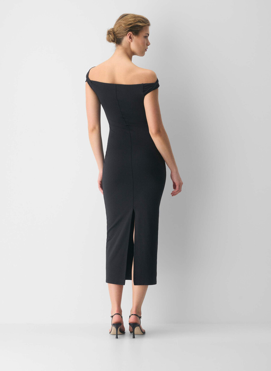 rochie maxi original contour ravish neagrĂ