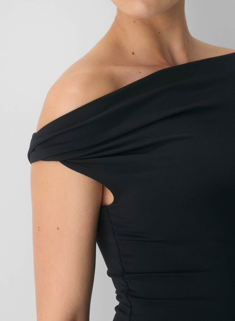 rochie maxi original contour ravish neagrĂ