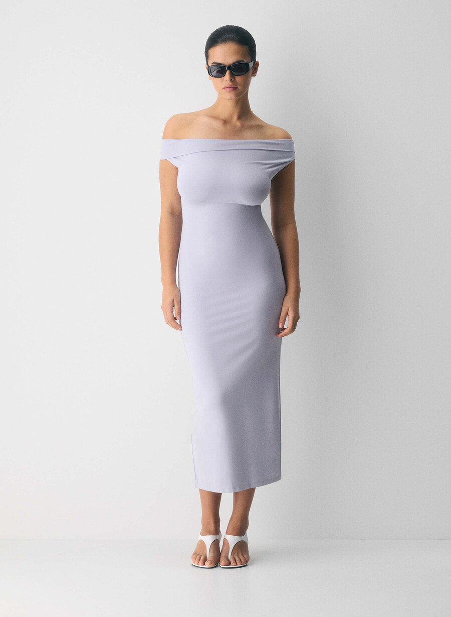 rochie maxi original contour ravish wildflore lilac