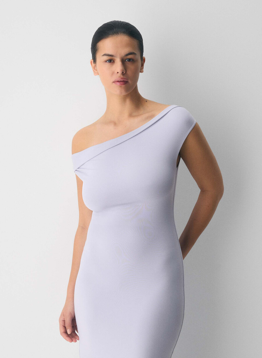 rochie maxi original contour ravish wildflore lilac