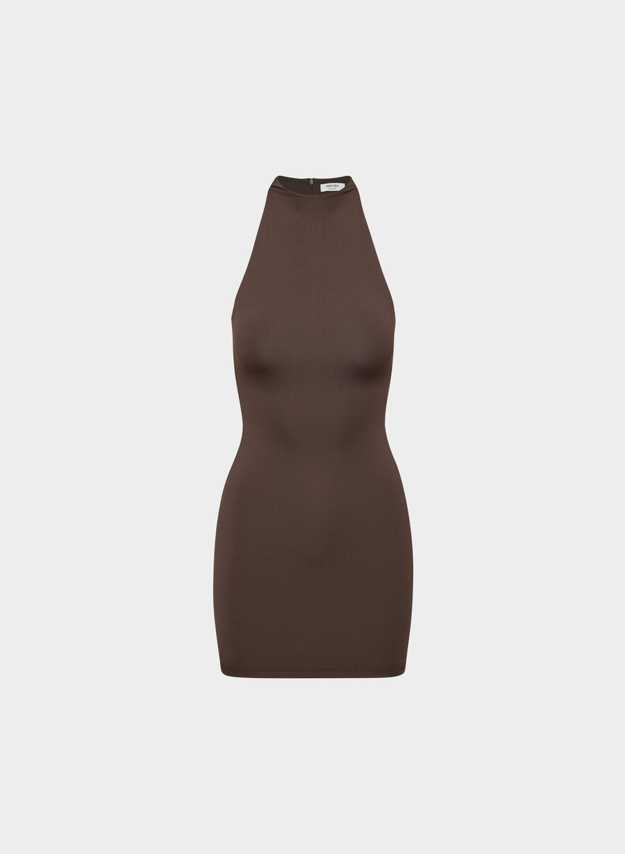 rochie original contour class rich mocha brown
