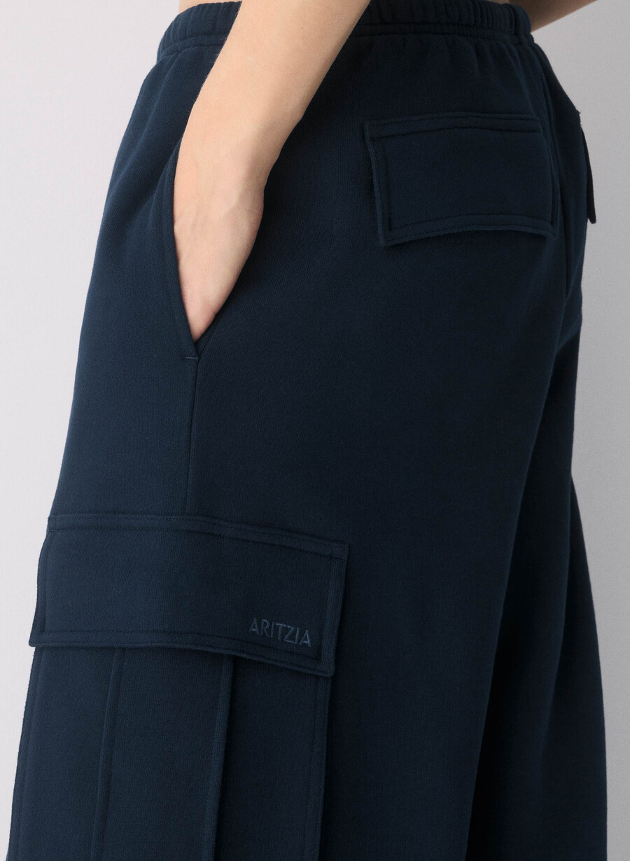pantaloni de trening confortabili din fleece mega cargo flutter admiral