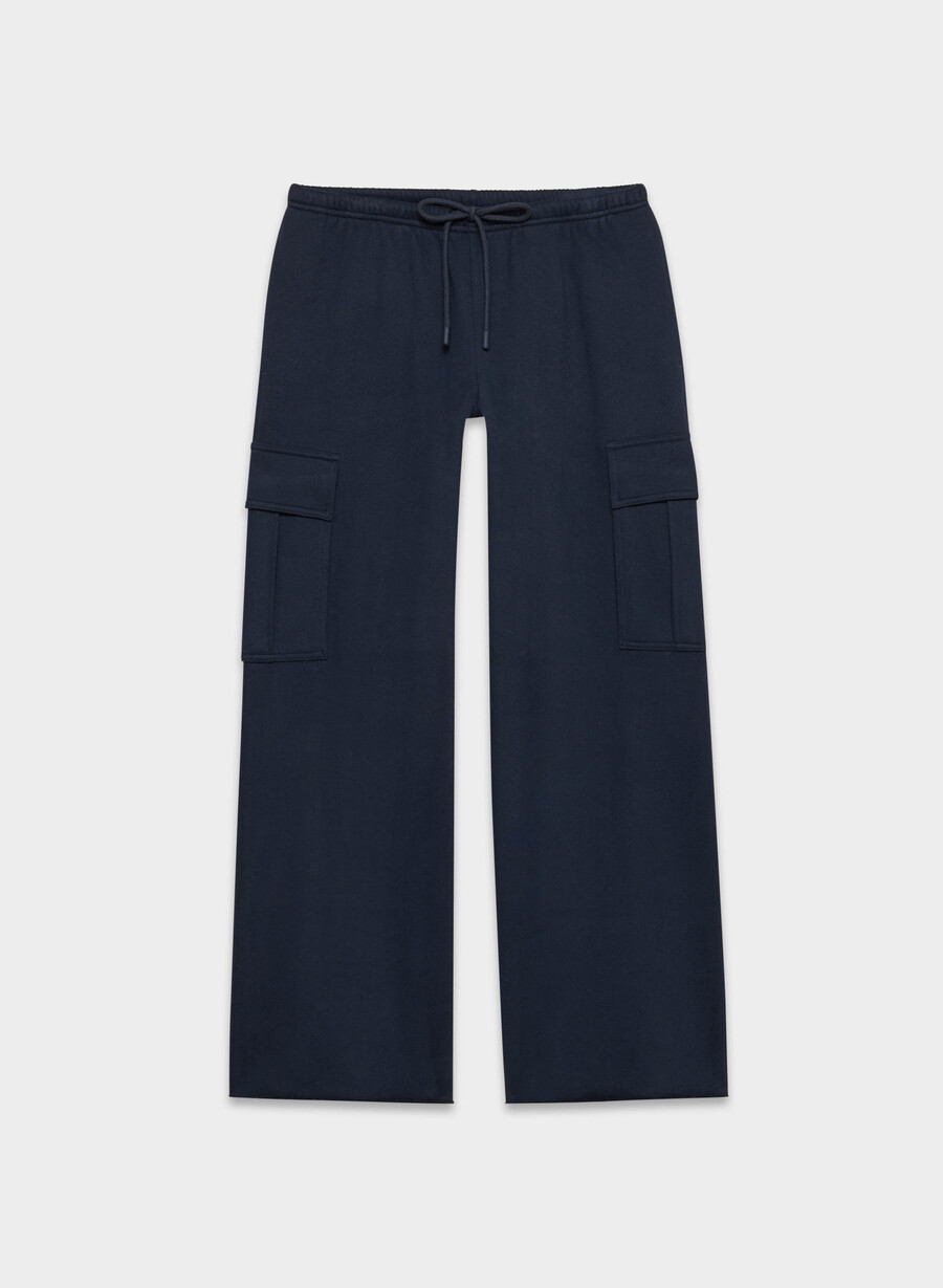 pantaloni de trening confortabili din fleece mega cargo flutter admiral