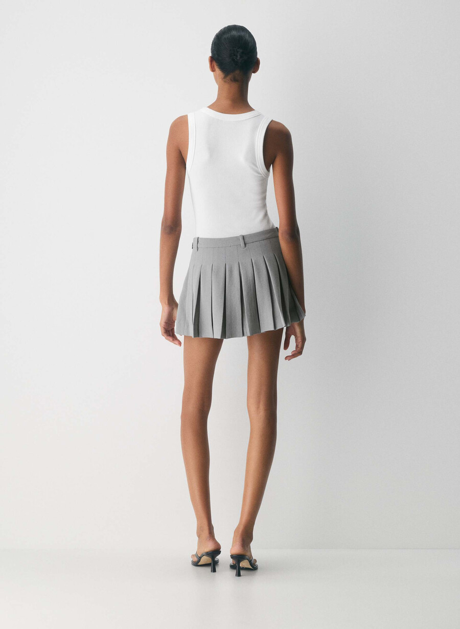 skort sima - crepette riverstone grey