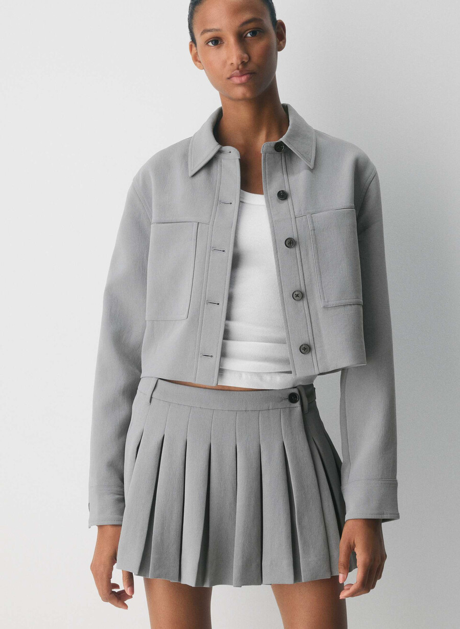 skort sima - crepette riverstone grey