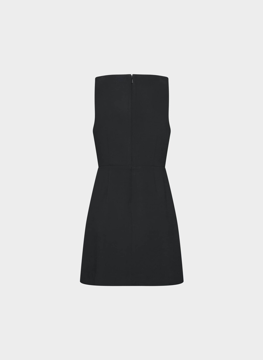 rochie bond - crepette negru