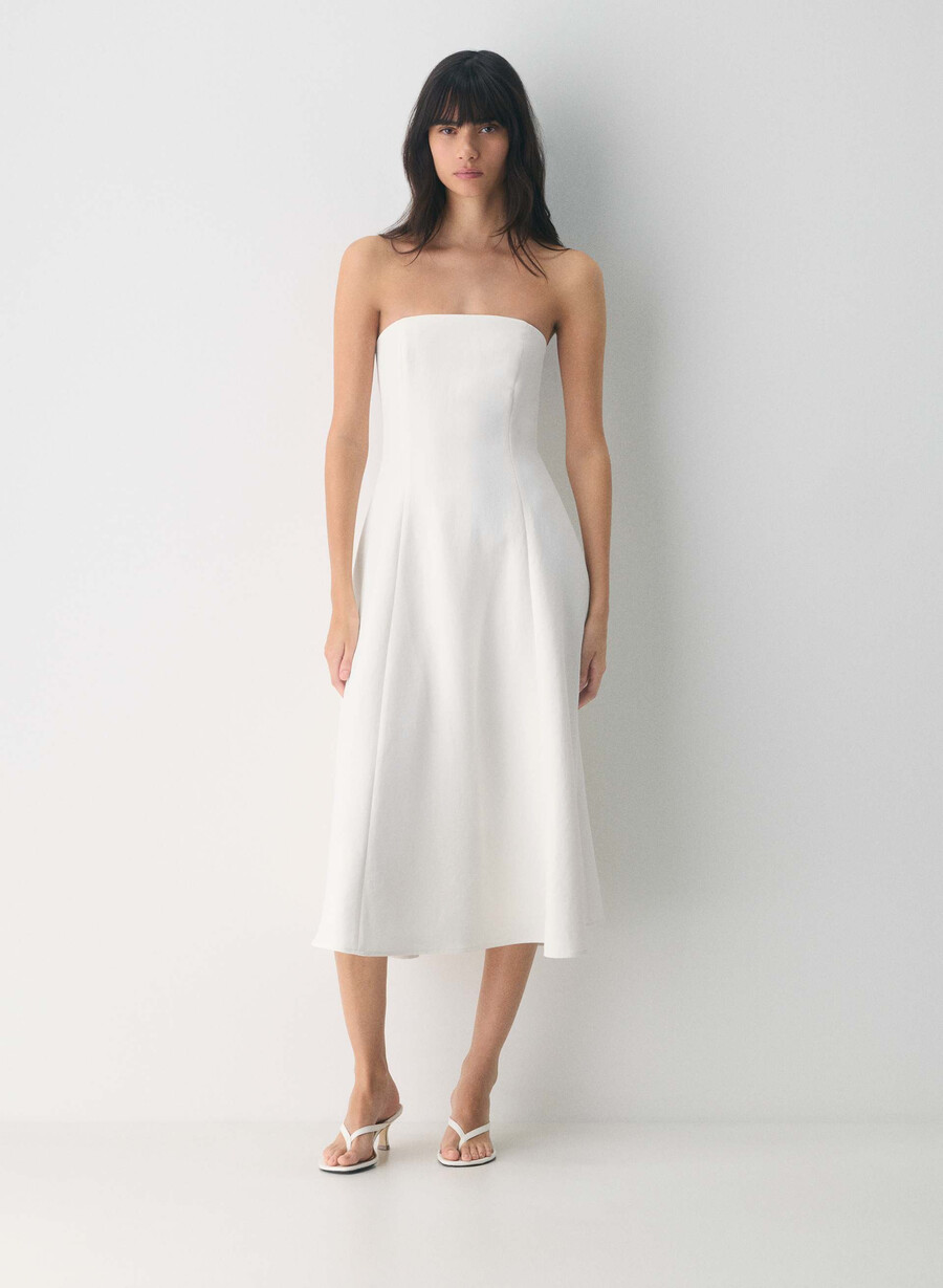 rochie lightwell - crepette mesteacĂn deschis