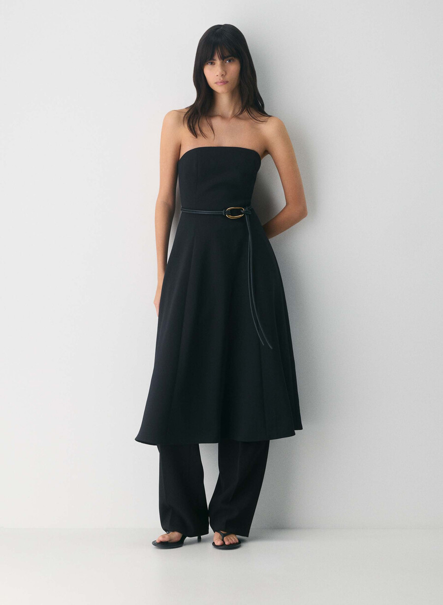 rochie lightwell - crepette negru
