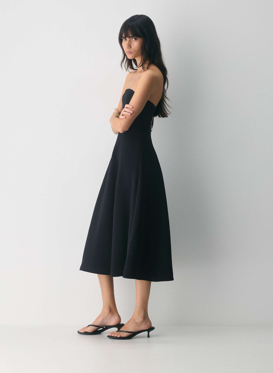 rochie lightwell - crepette negru