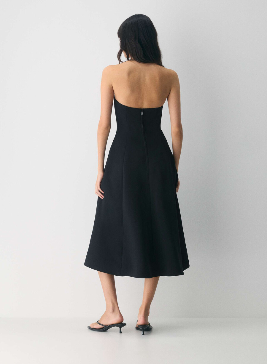 rochie lightwell - crepette negru