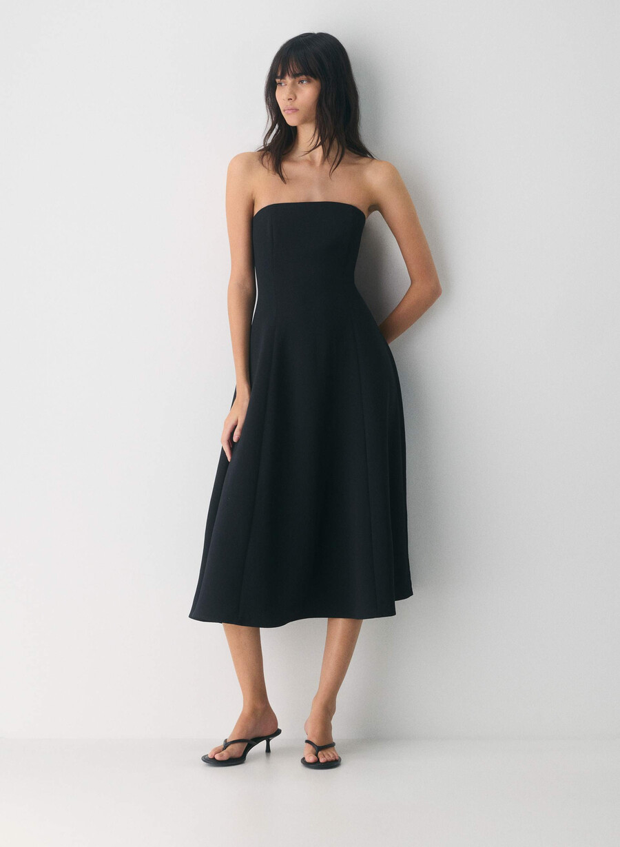 rochie lightwell - crepette negru