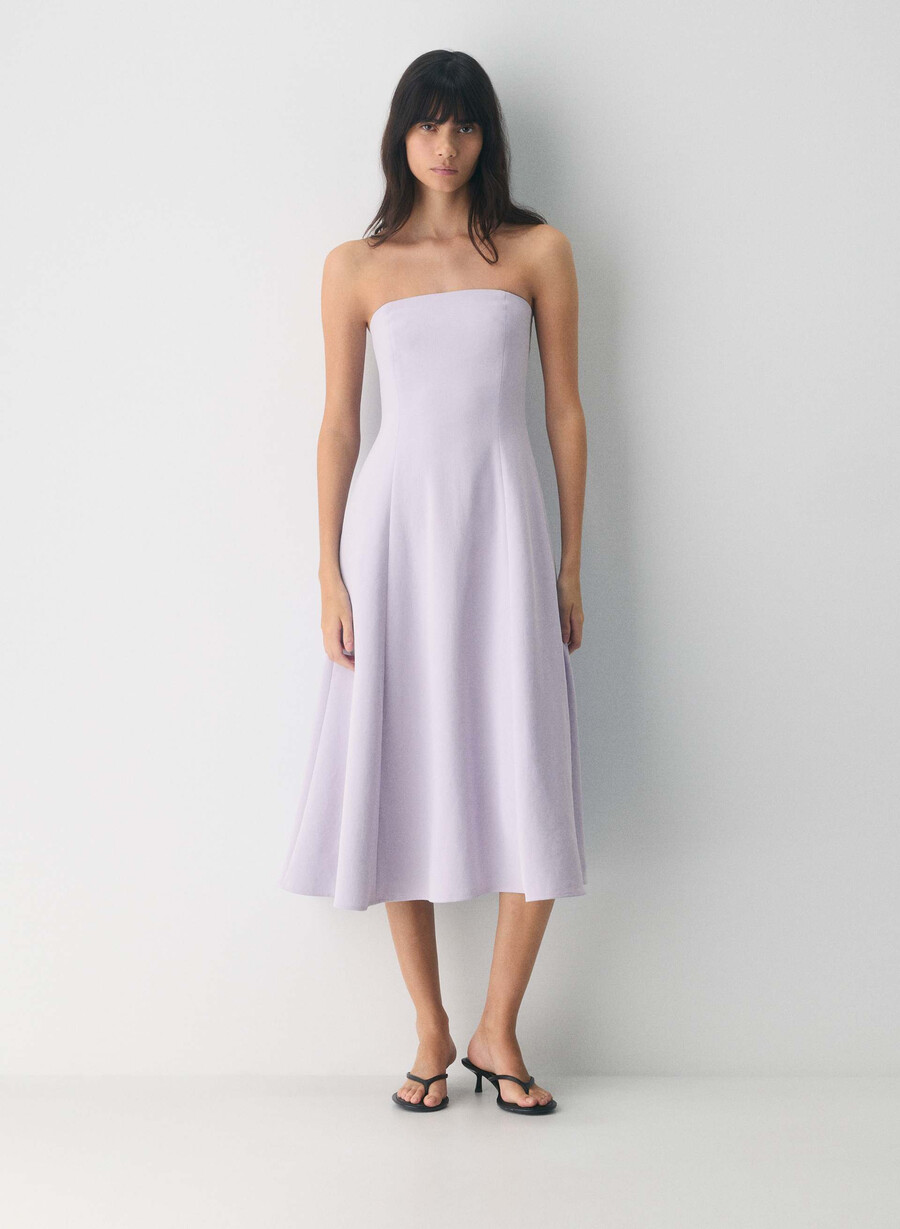 rochie lightwell - crepette wildflower lilac