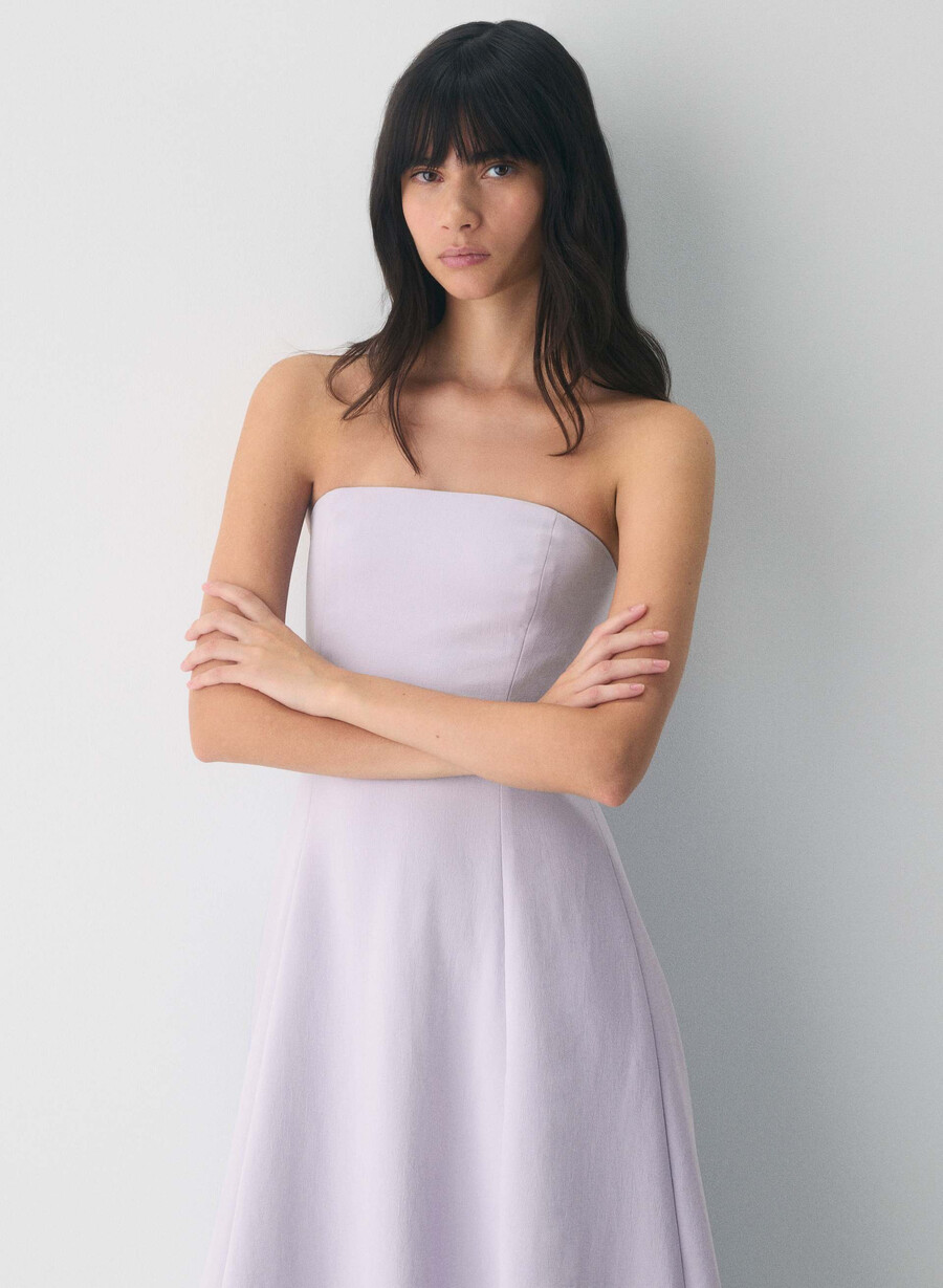 rochie lightwell - crepette wildflower lilac