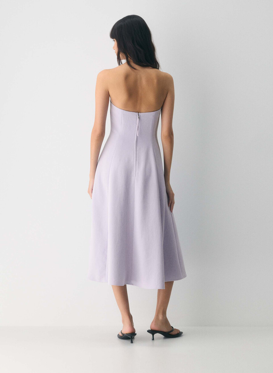 rochie lightwell - crepette wildflower lilac
