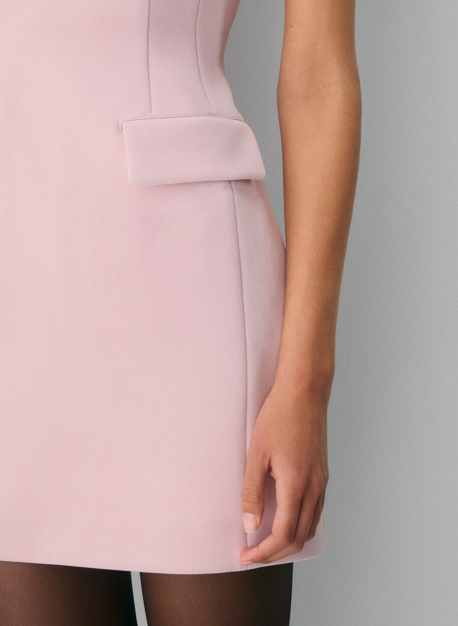 rochie preoțească figureknit roz prĂfur