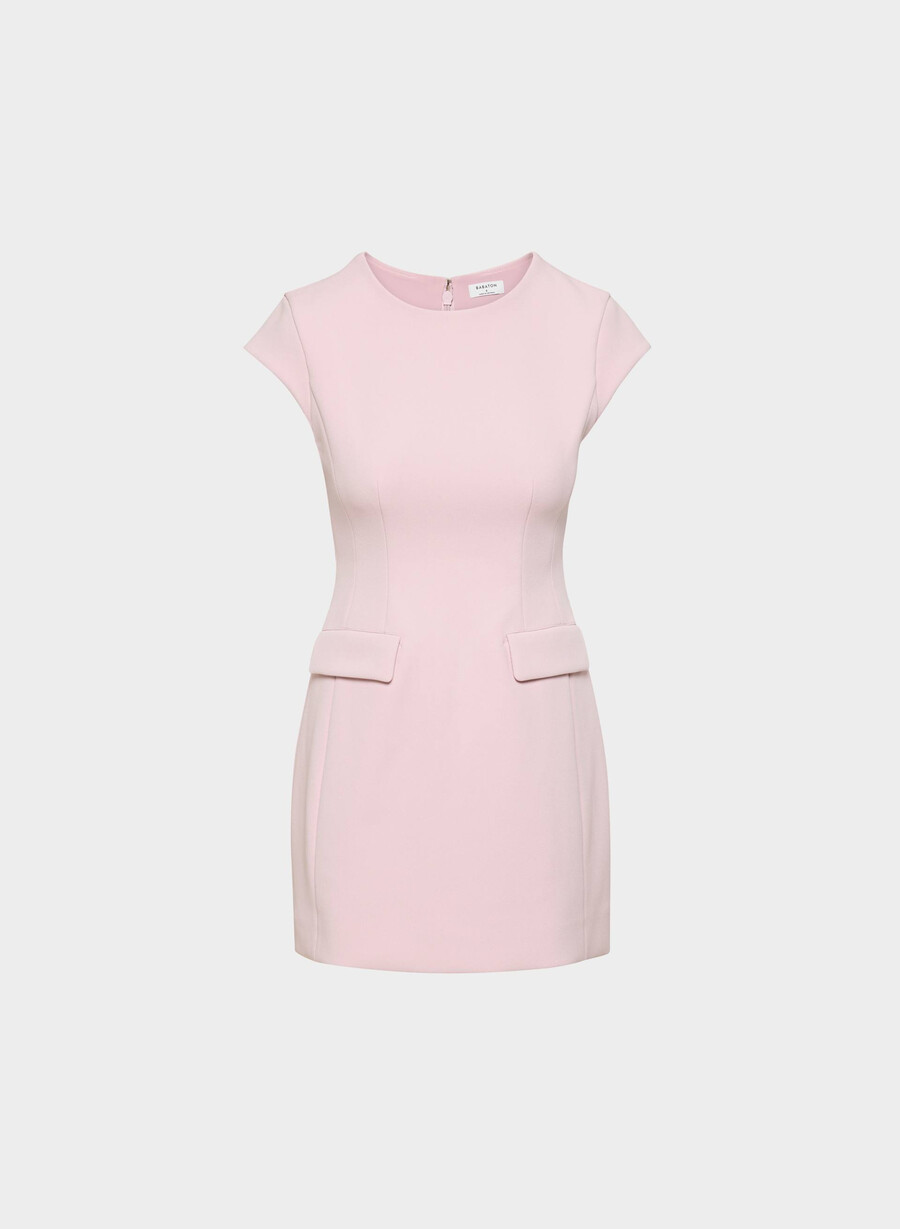 rochie preoțească figureknit roz prĂfur