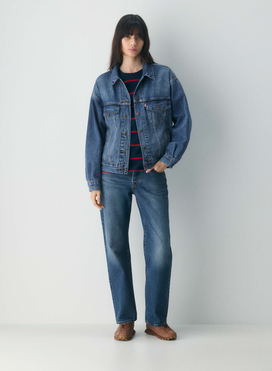 geacă levis 90 trucker indigo Închis