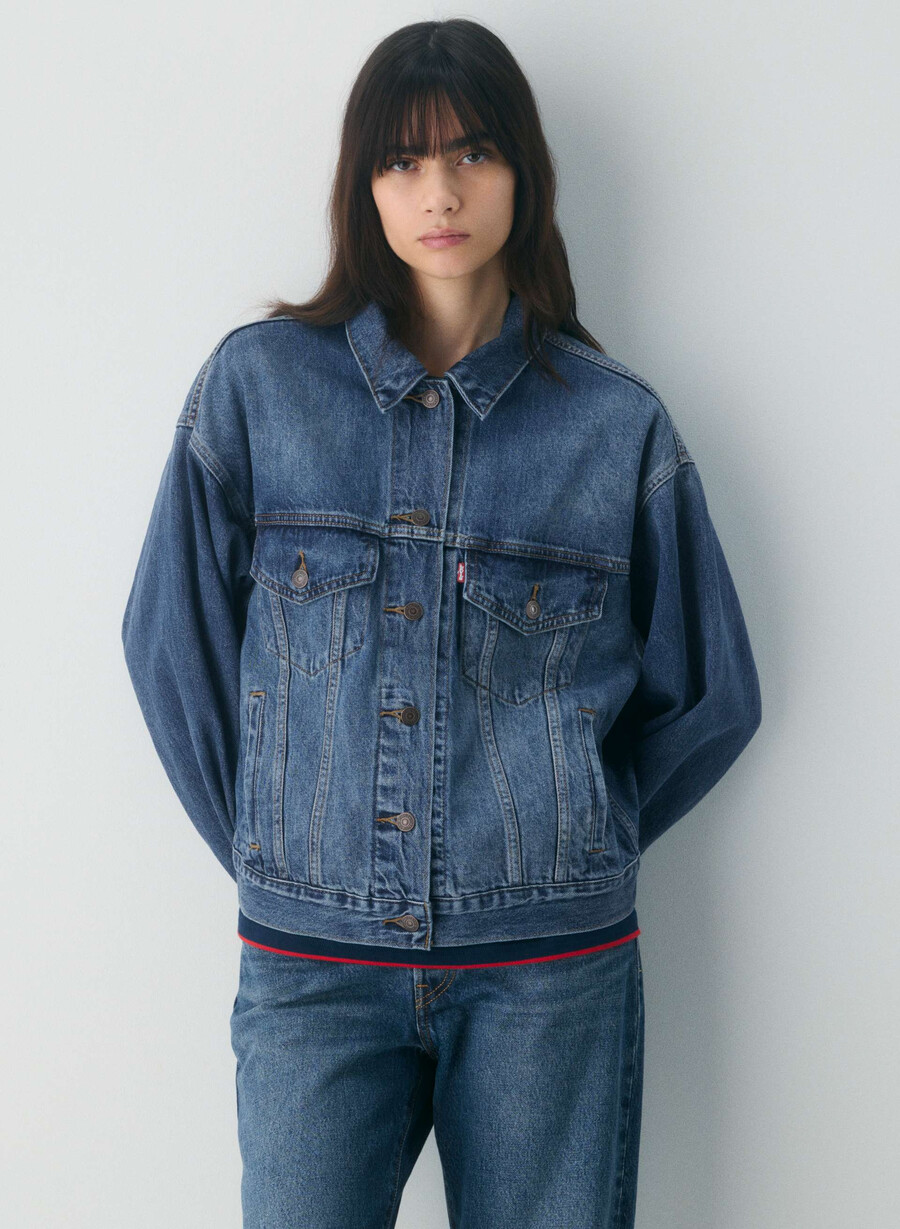 geacă levis 90 trucker indigo Închis