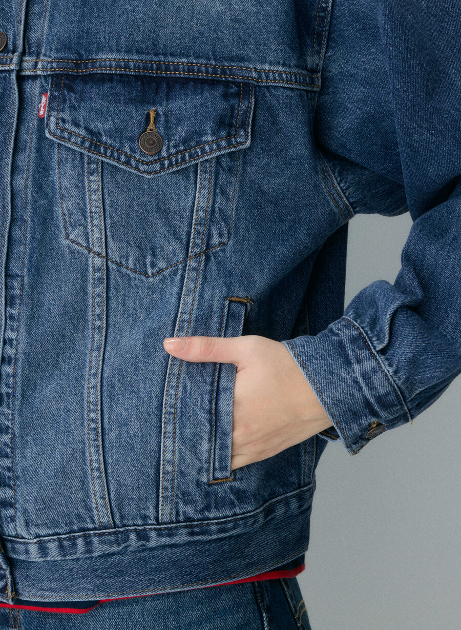 geacă levis 90 trucker indigo Închis