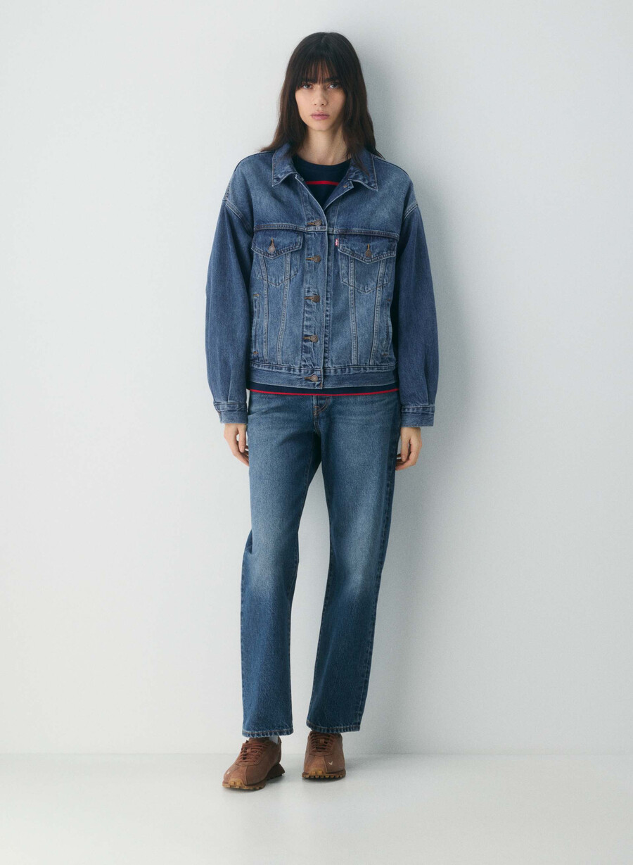 geacă levis 90 trucker indigo Închis
