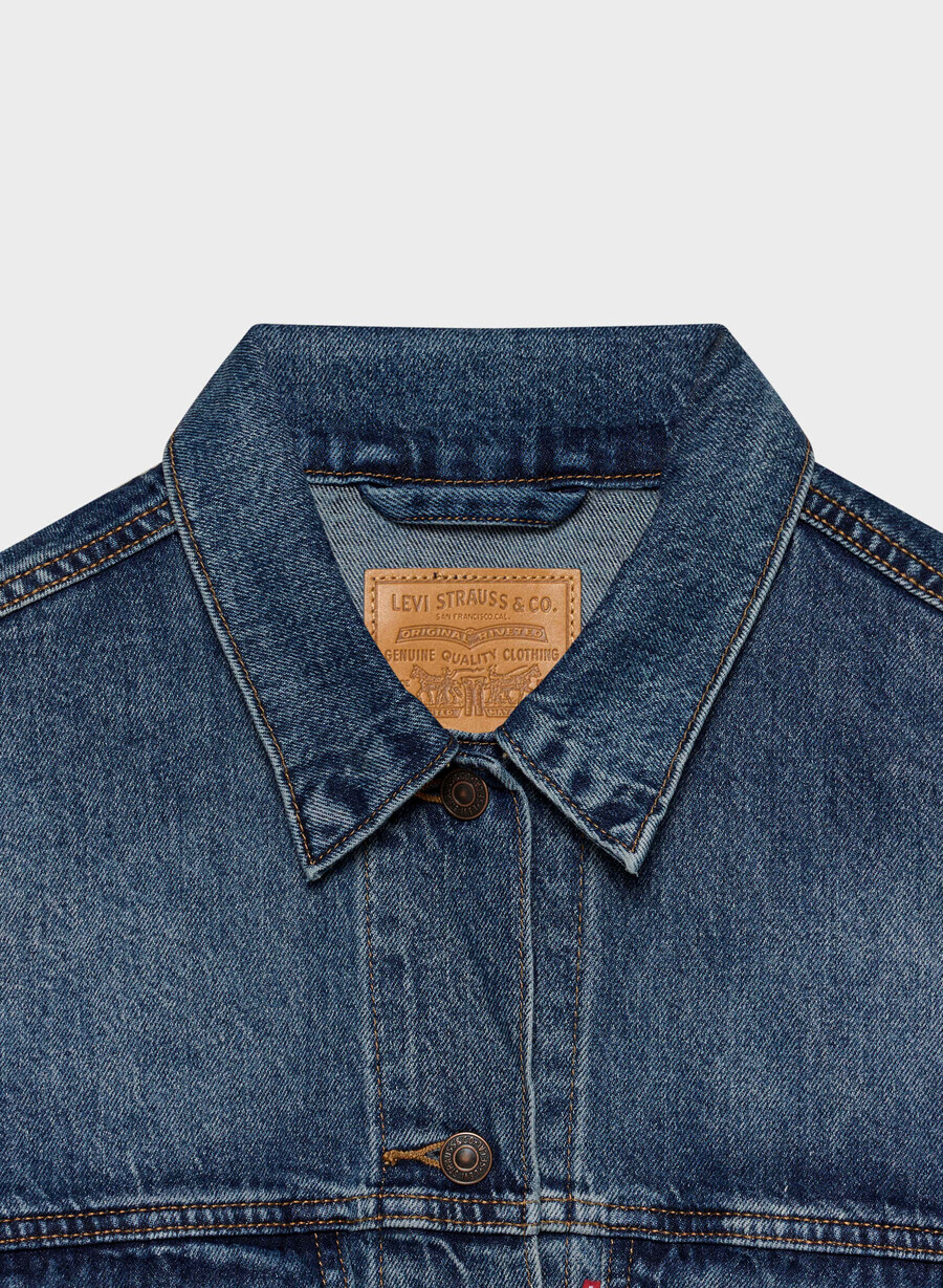 geacă levis 90 trucker indigo Închis