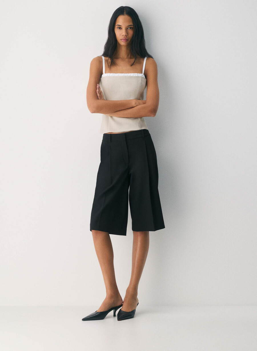 top mondrian - ressential heather matte pearl