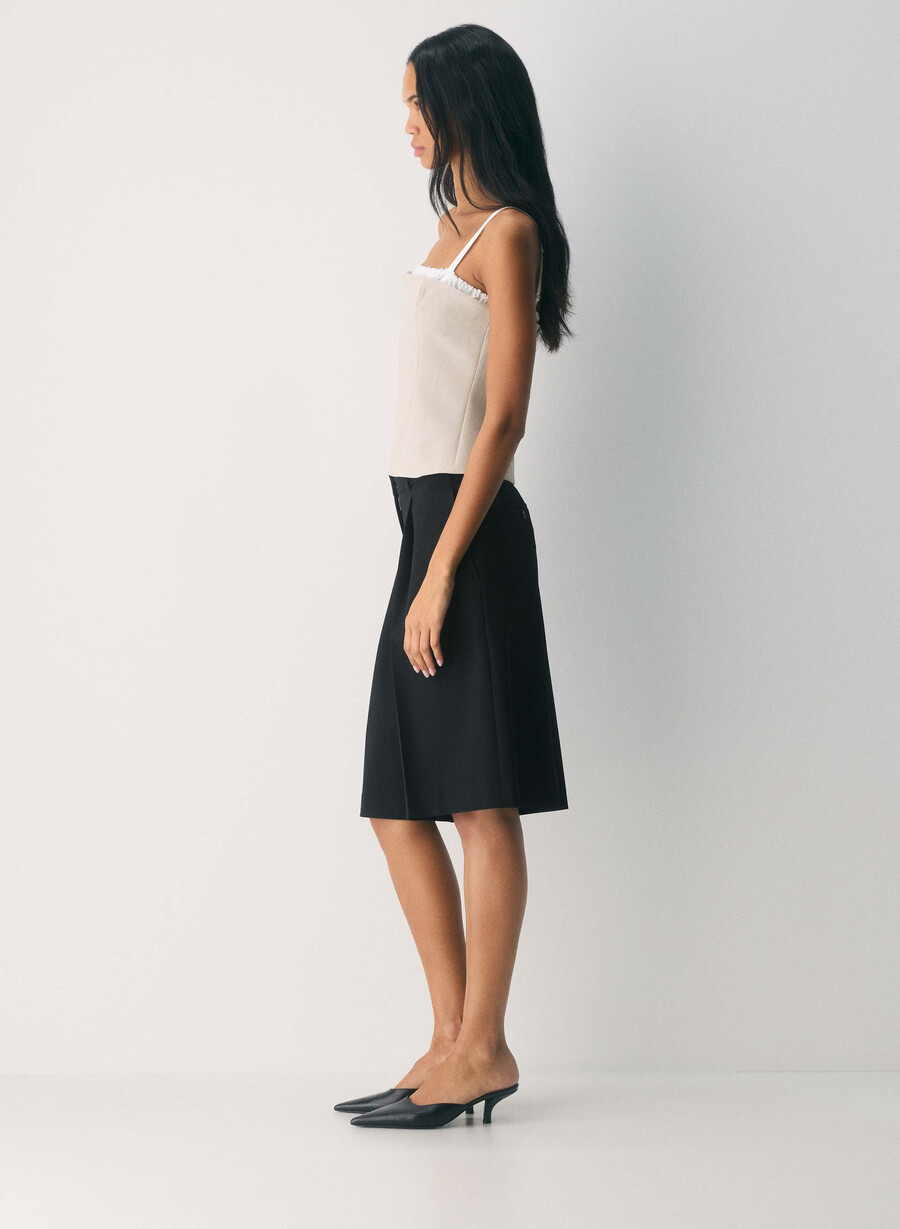top mondrian - ressential heather matte pearl