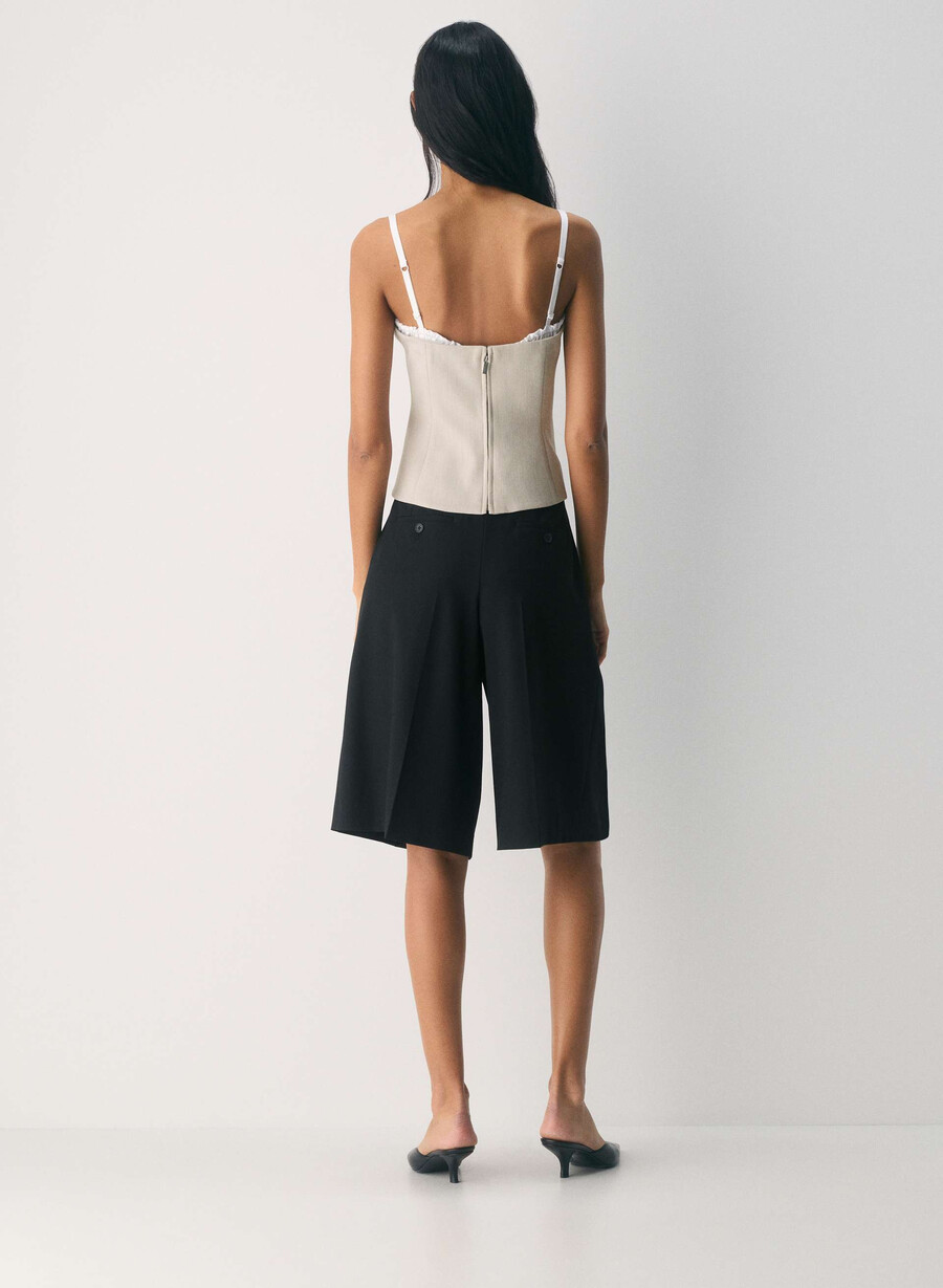 top mondrian - ressential heather matte pearl