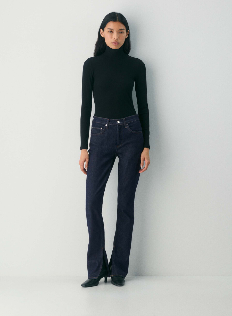 jeanși skinny decupați agolde ingram rinse