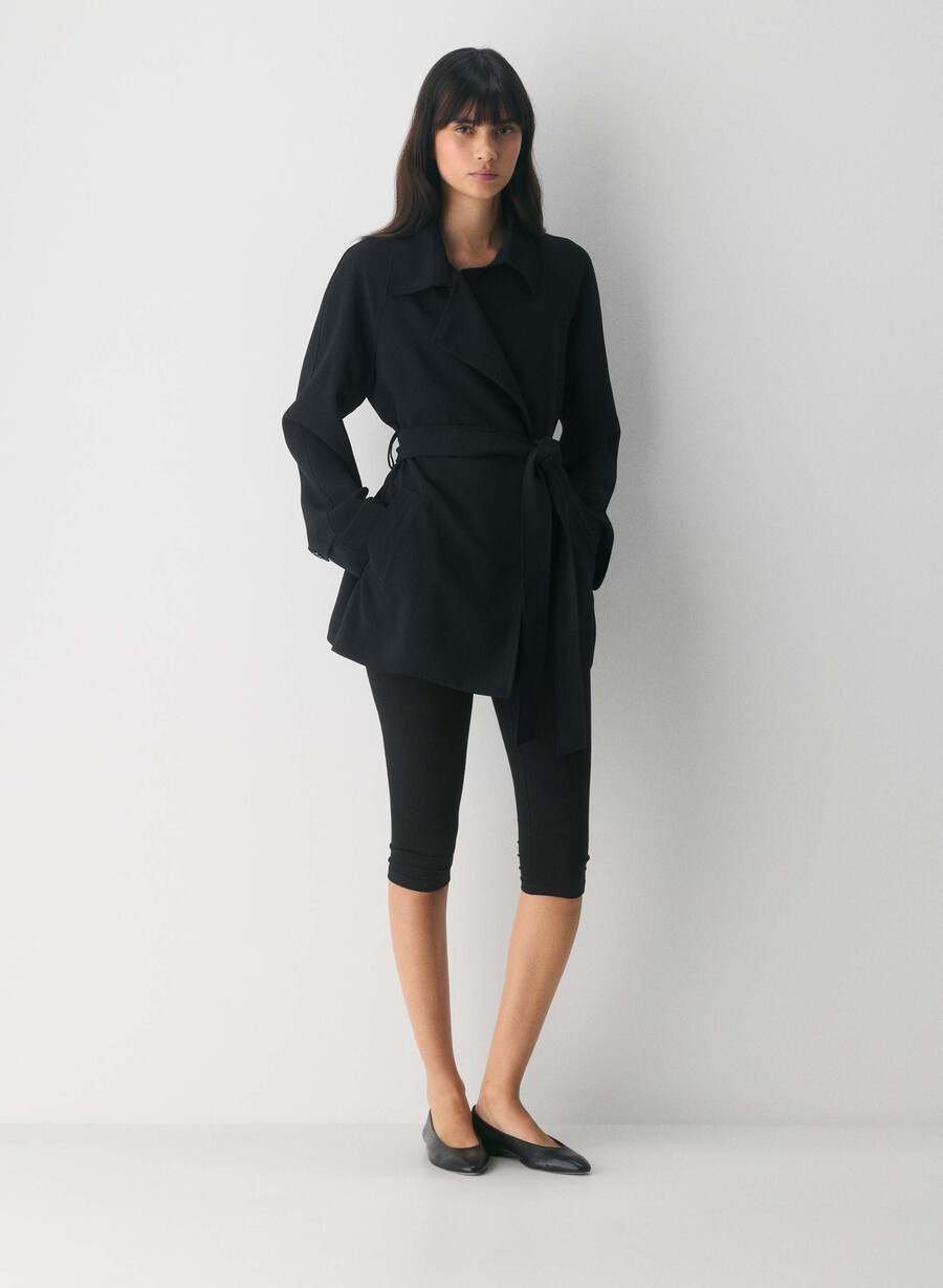 trench splendor mid negru