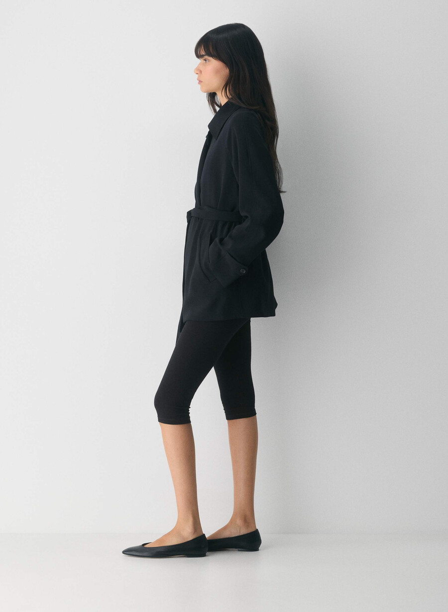 trench splendor mid negru