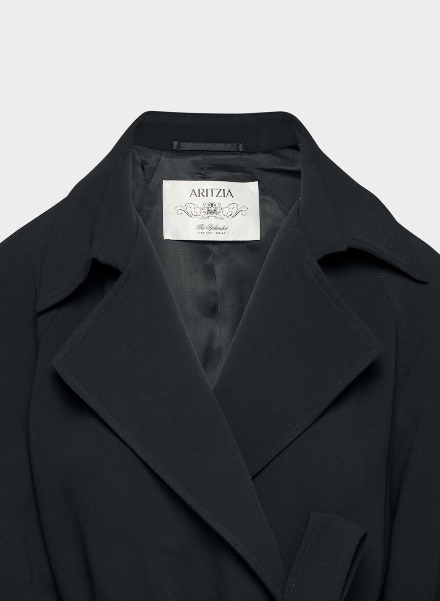 trench splendor mid negru