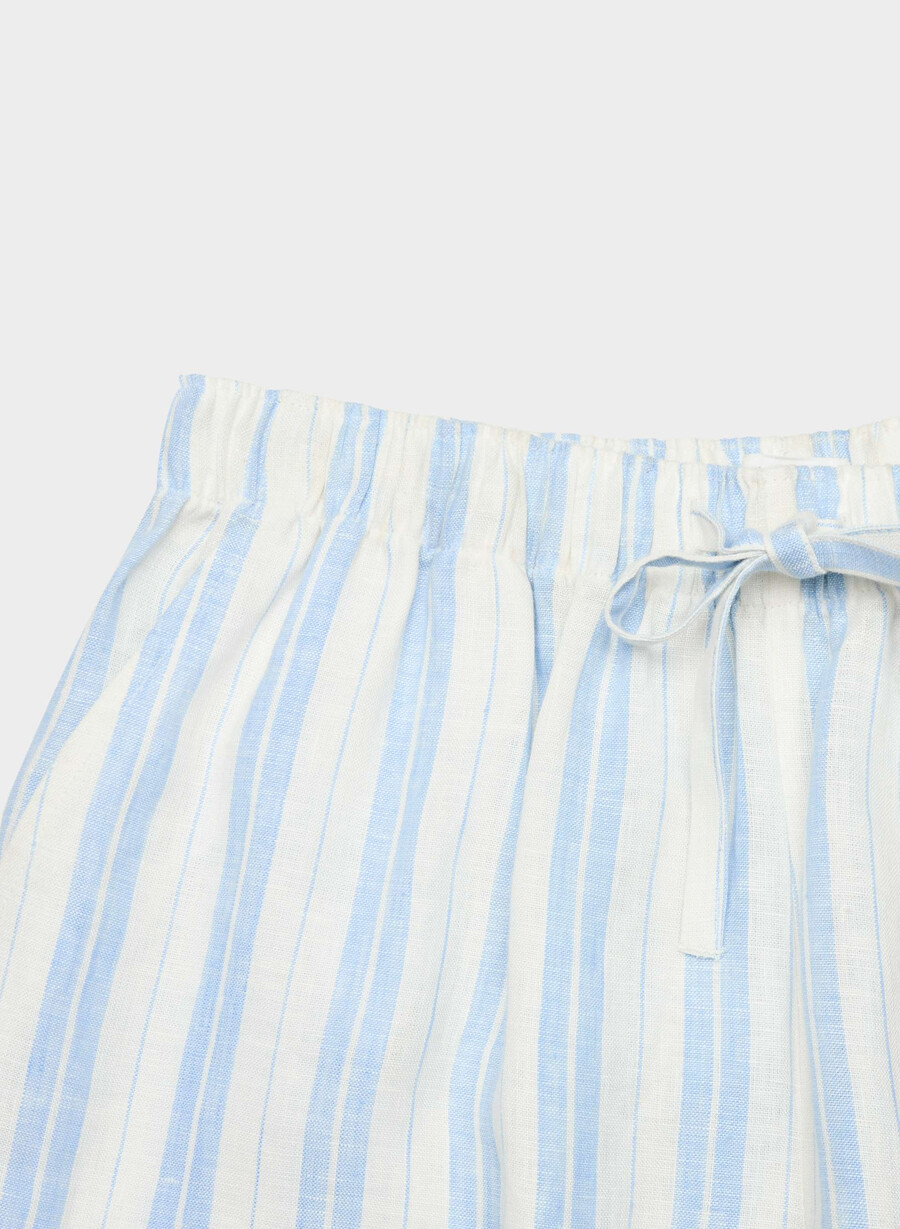 pantaloni sail linen cu maneci lungi strp ok pstcrd b