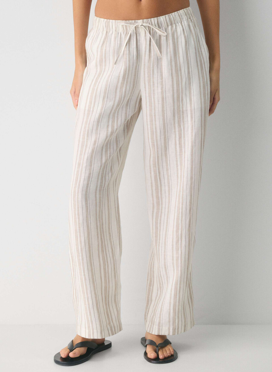 pantaloni sail linen imgn stp ok mrcn bg