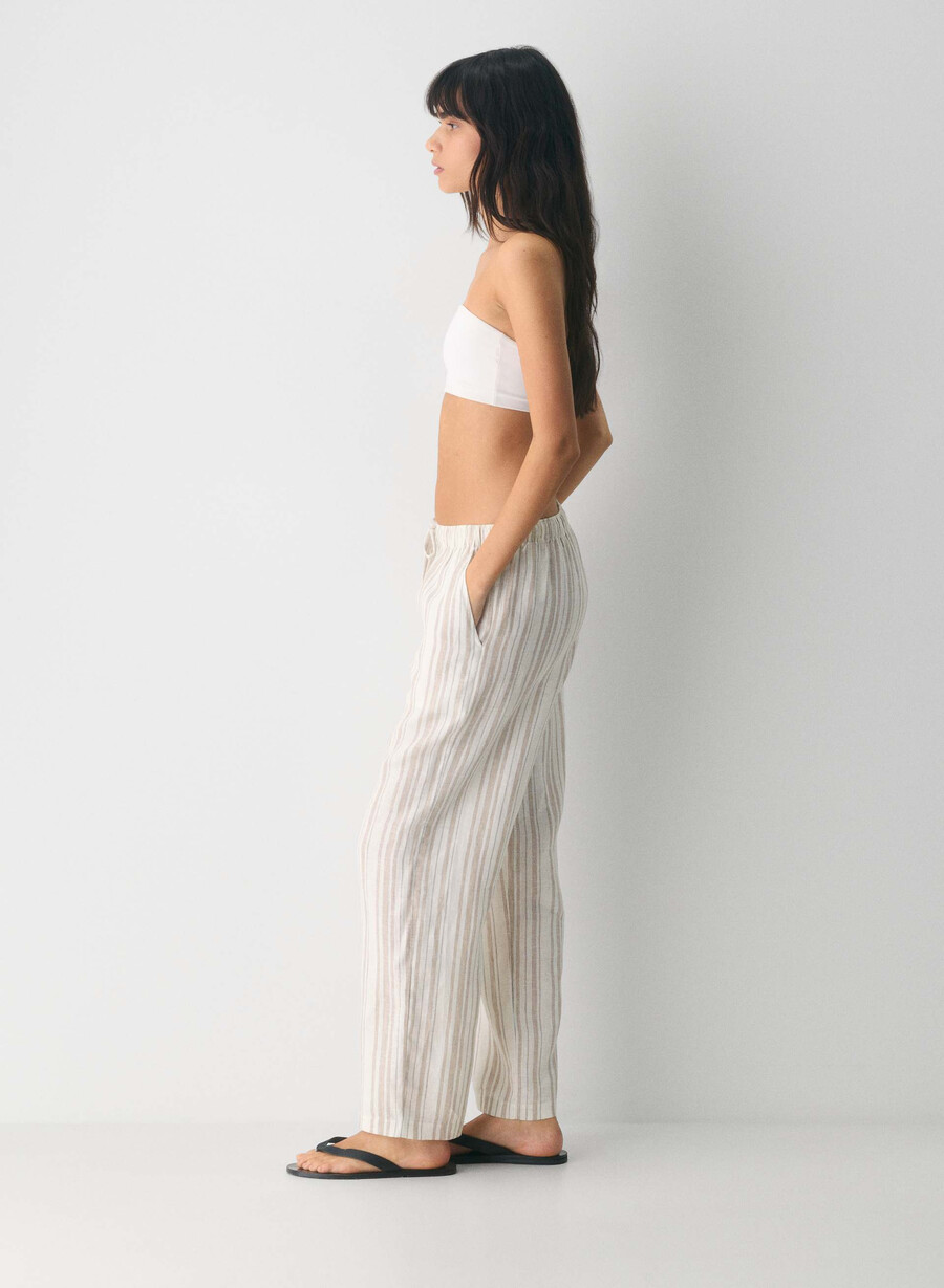 pantaloni sail linen imgn stp ok mrcn bg