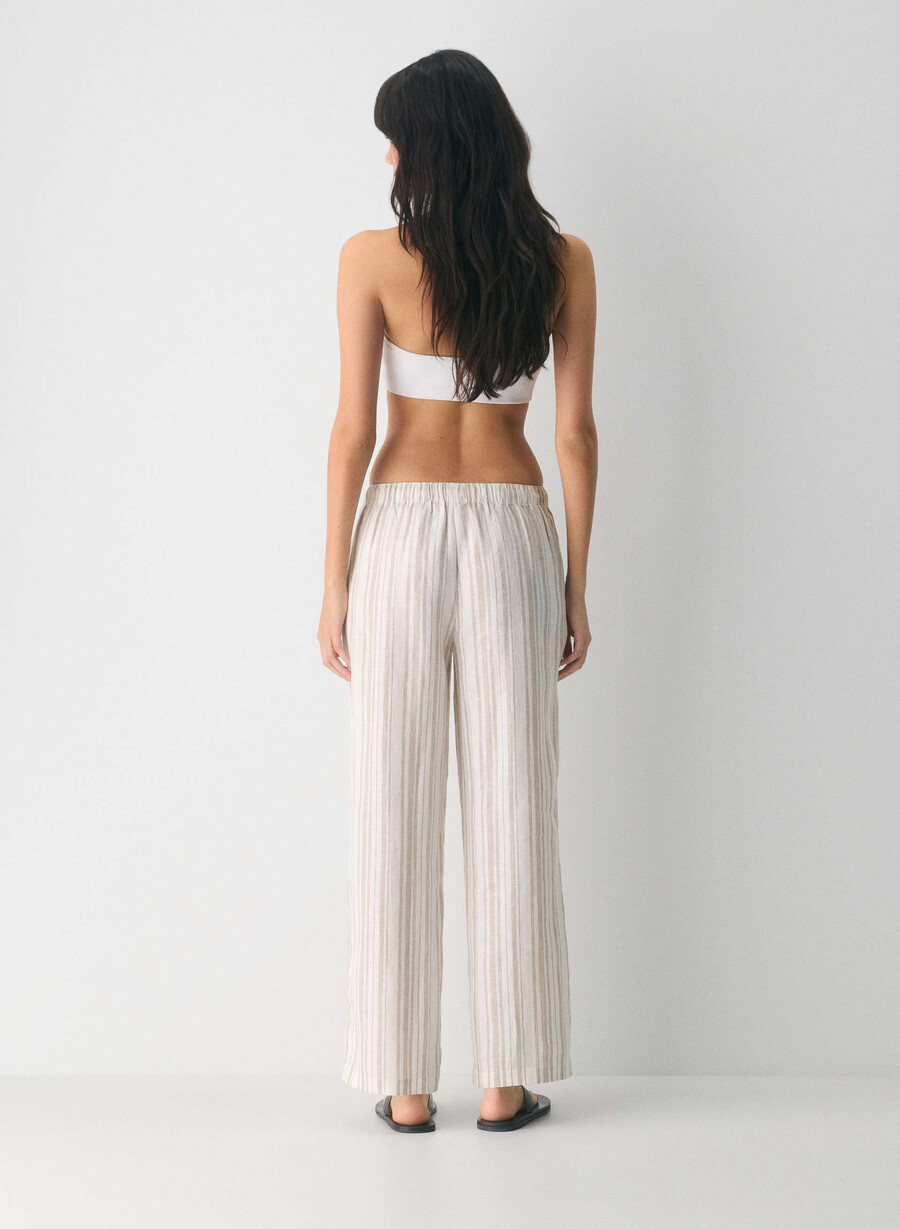 pantaloni sail linen imgn stp ok mrcn bg