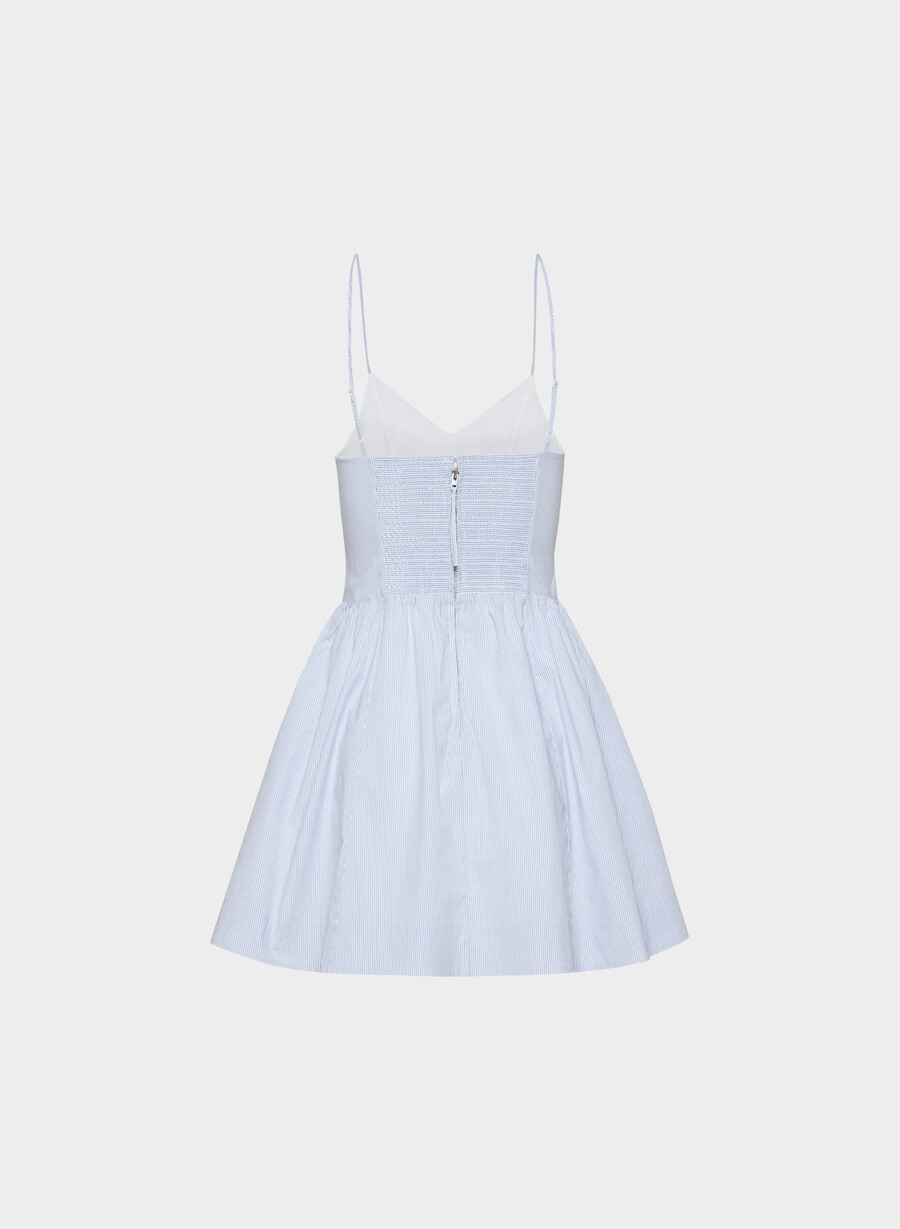 rochie mini technique poplin ingrd strp fr blbw