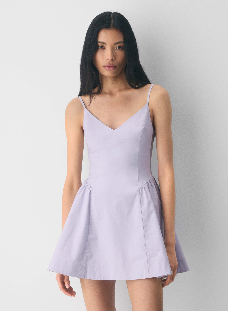 rochie mini technique poplin ingrd strp vl pkbw