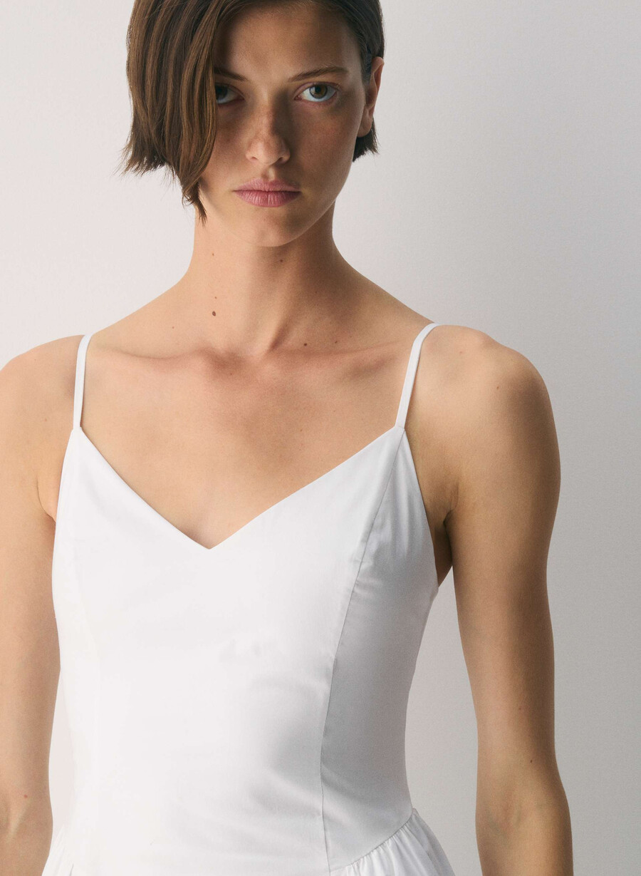 rochie technique poplin mtchl strp vla bl o