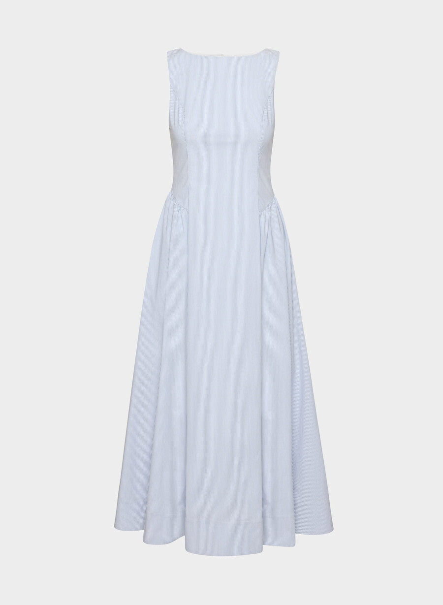 rochie tina poplin ingrd strp fr blbw