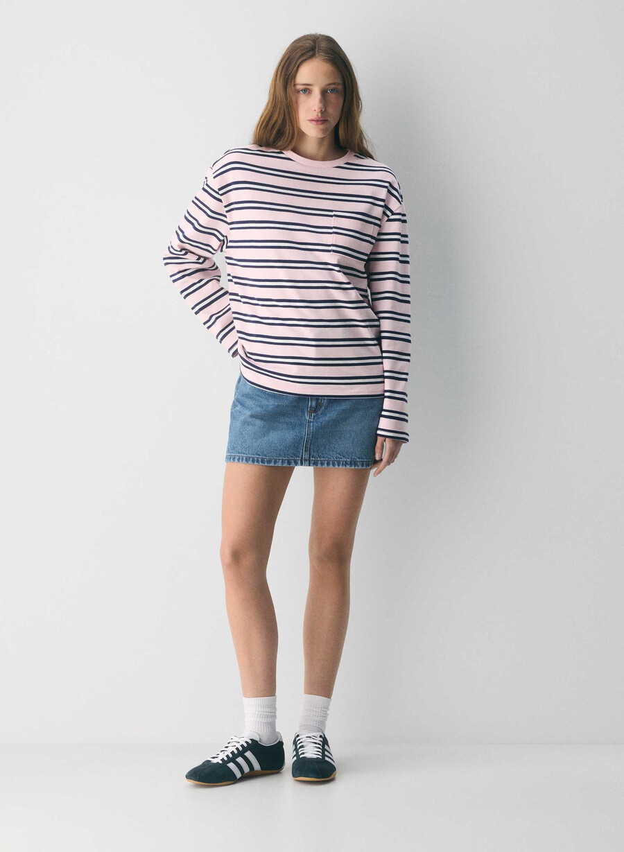 tricou cu mânecă lungă mighty cotton fletch admiral flashing rd