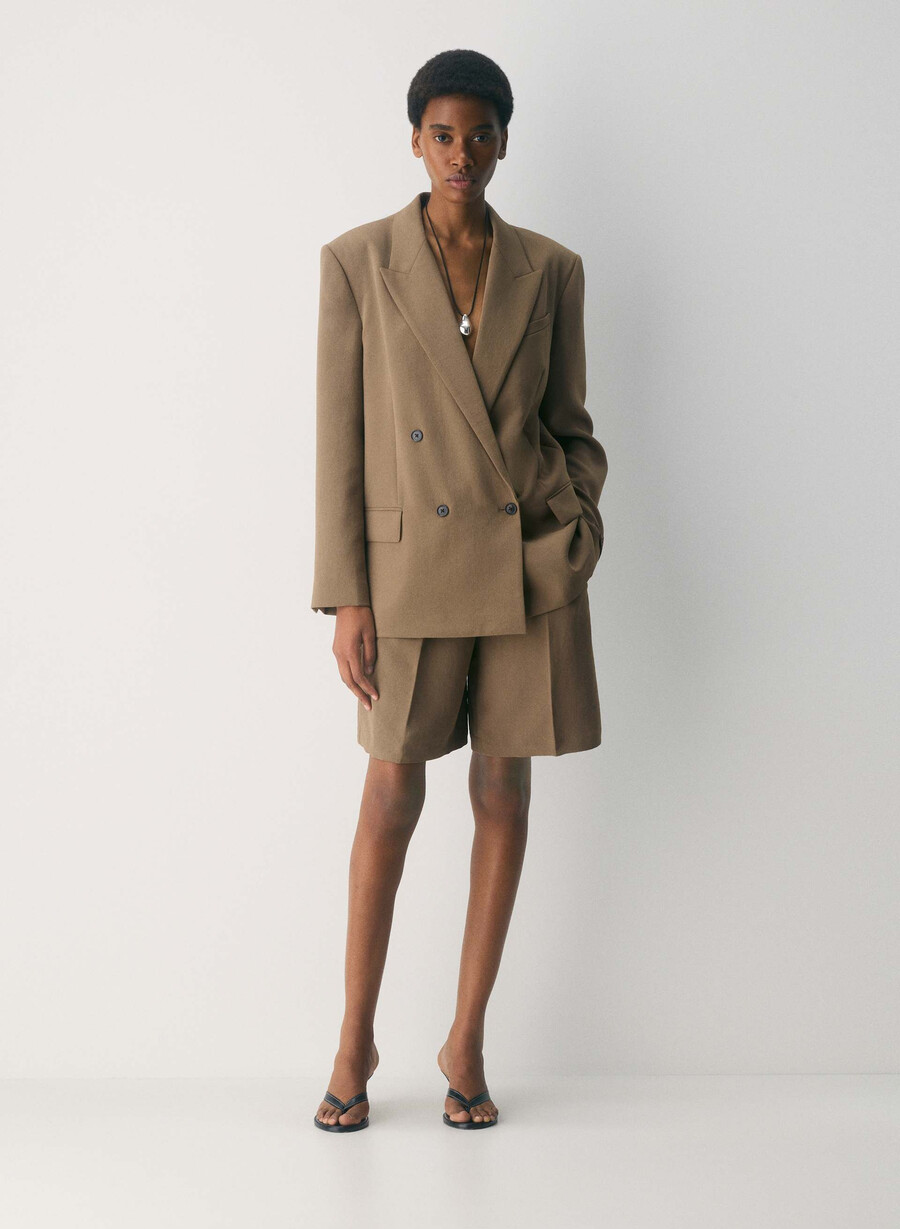blazer garret - crepette folio brown