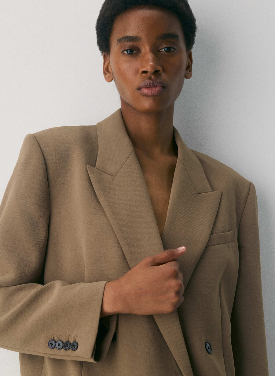 blazer garret - crepette folio brown