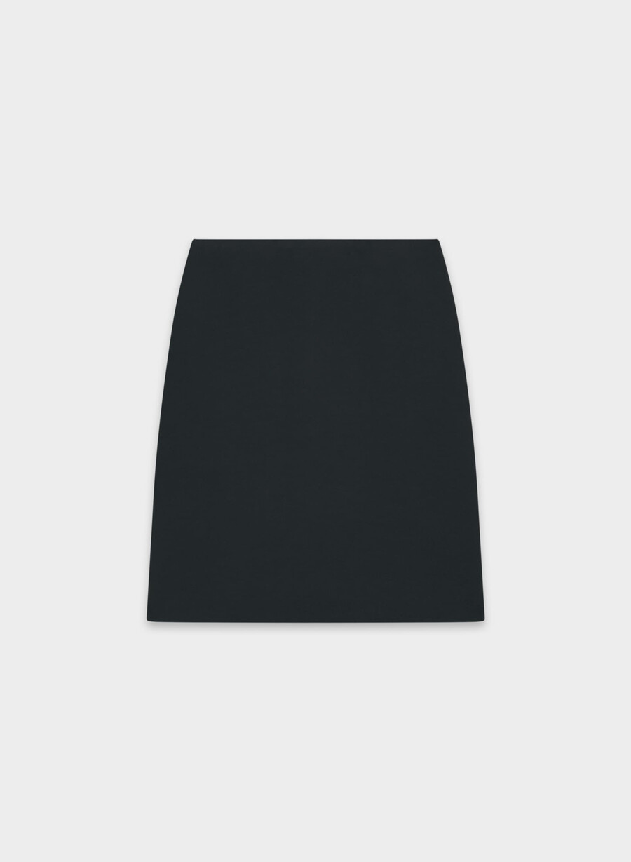 fustă tip culoar - crepette negru