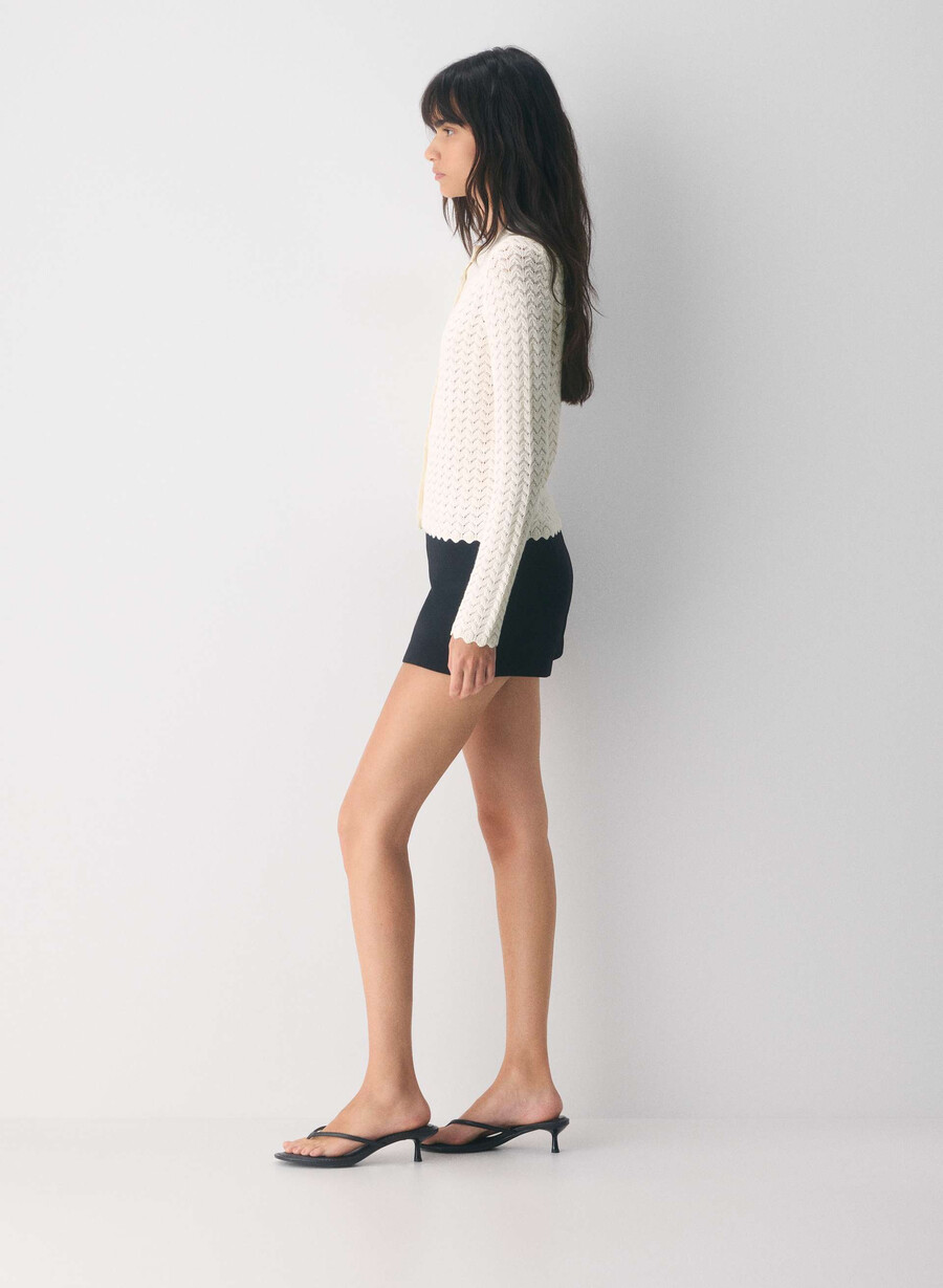 cardigan cotton charm prelusion verde deschis