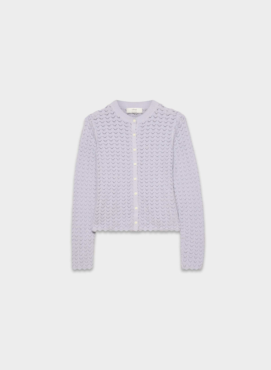 cardigan cotton charm prelusion liliac flori sĂlbatice