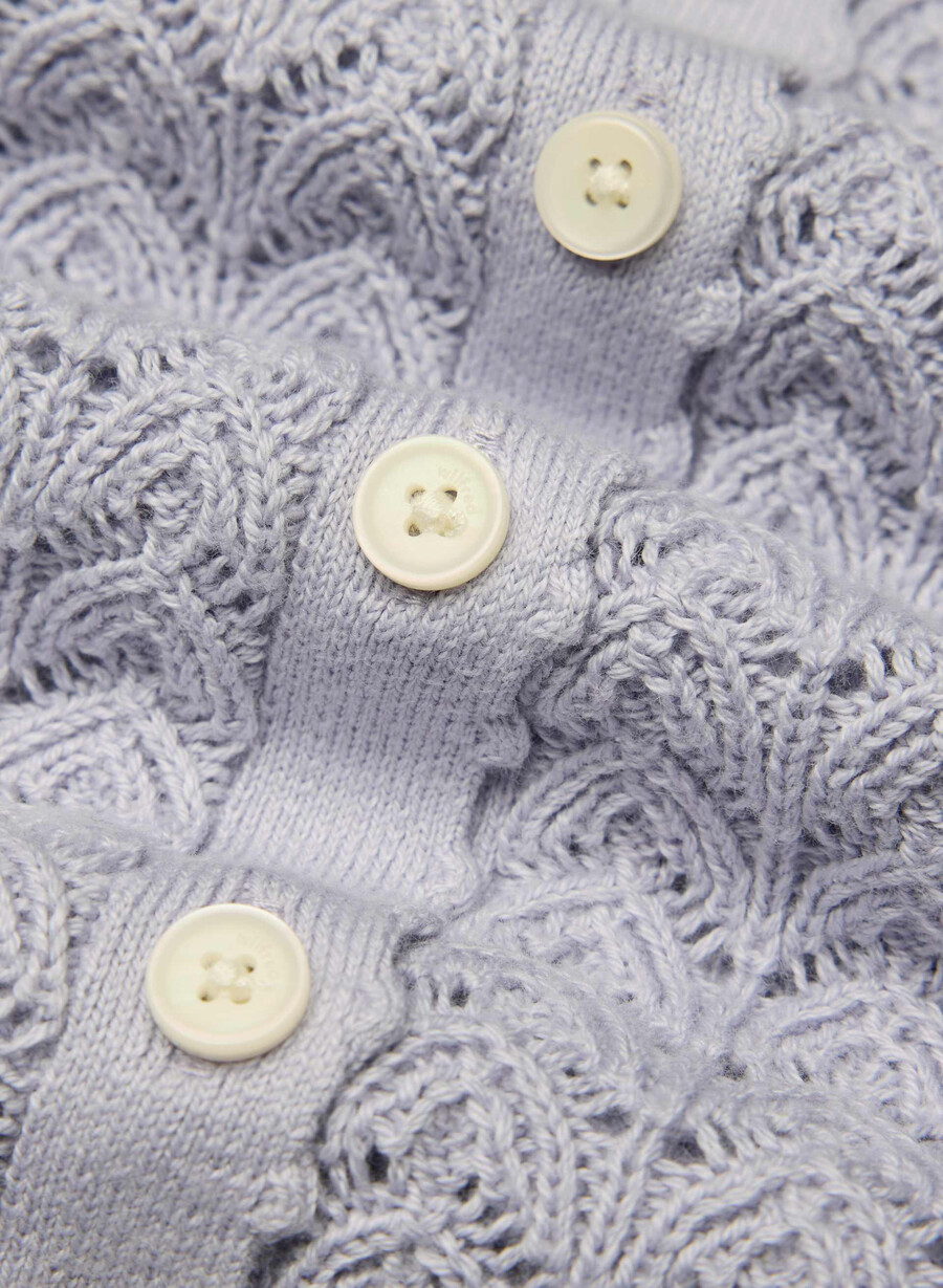 cardigan cotton charm prelusion liliac flori sĂlbatice
