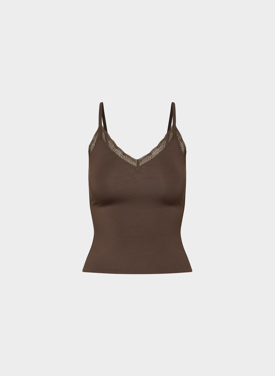 camizolă original contour flirt maro mocha rich