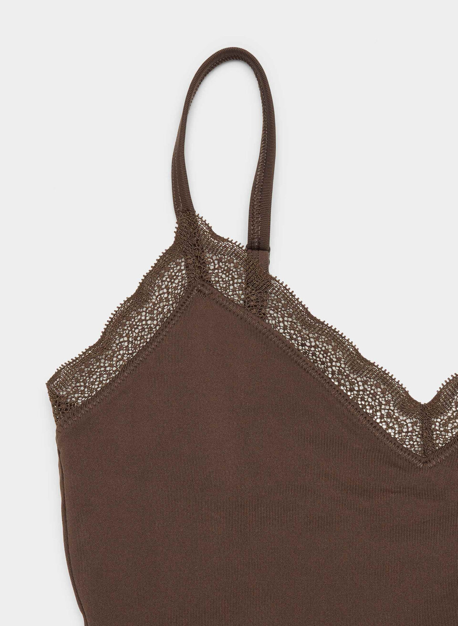 camizolă original contour flirt maro mocha rich